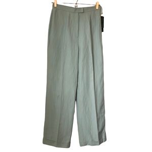 Lauren Ralph Lauren Women's Linen Blue Pants Trousers NWT Size 10P